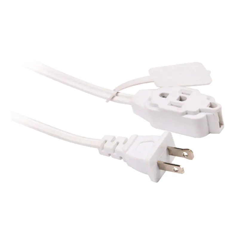 12-V-Spt-Haushaltsverlängerungskabel nach amerikanischem Standard mit zweipoligem Stecker und Mehrfachsteckdose FP-690, FP-691, FP-692, FP-693, FP-688, FP-689
