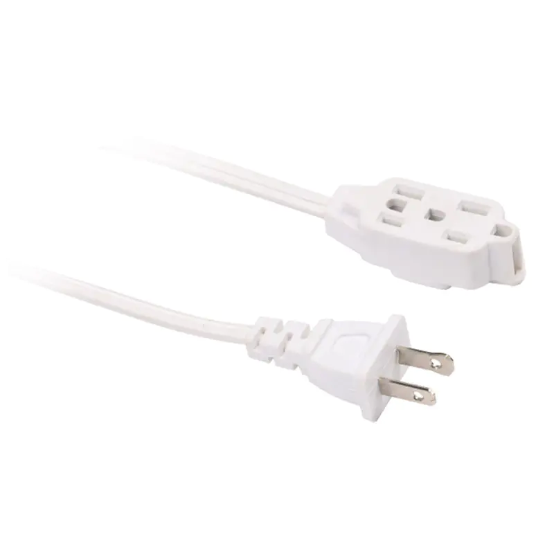 12-V-Spt-Haushaltsverlängerungskabel nach amerikanischem Standard mit zweipoligem Stecker und Mehrfachsteckdose FP-690, FP-691, FP-692, FP-693, FP-688, FP-689