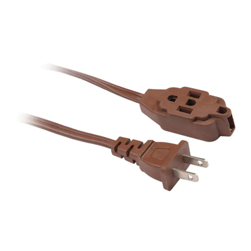 12-V-Spt-Haushaltsverlängerungskabel nach amerikanischem Standard mit zweipoligem Stecker und Mehrfachsteckdose FP-690, FP-691, FP-692, FP-693, FP-688, FP-689