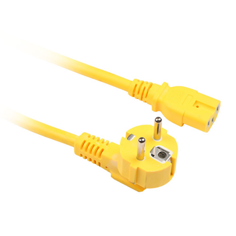 Robustes, gut sichtbares europäisches Stecker-Verlängerungskabel FP-726, FP-706, FP-710